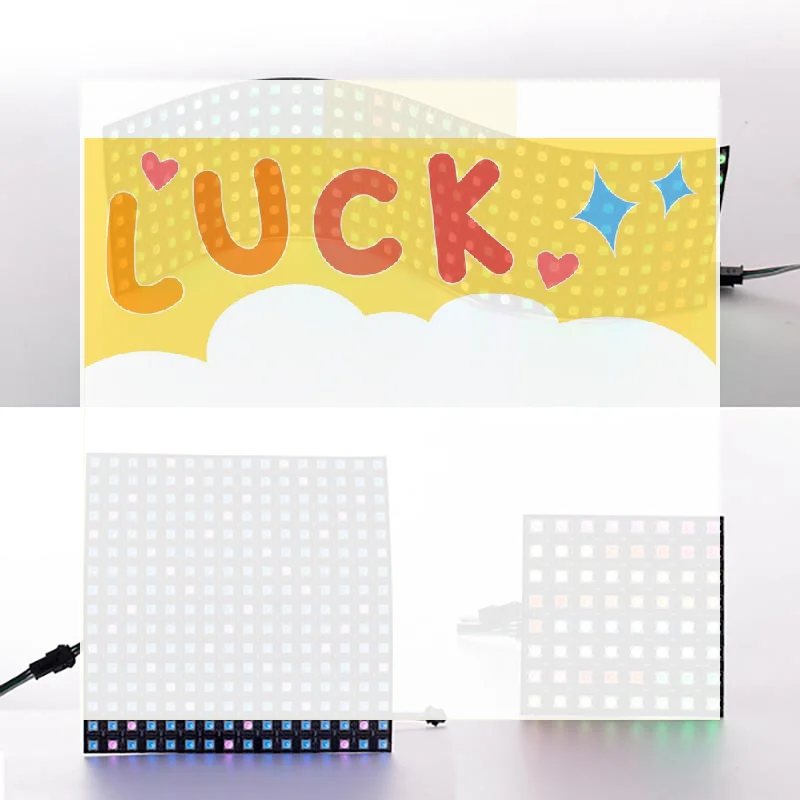 Rgb Led Matrix 8X8 - WS2812B Akıllı Piksel Modül Matris Paneli