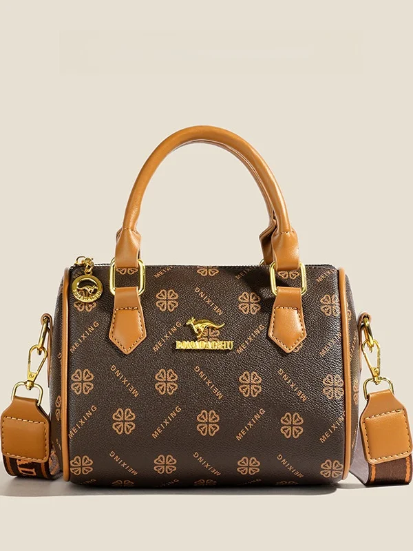 

Модная повседневная кожаная сумка-сэтчел для женщин, на одно плечо, 2025 года, новая модель, из мягкого полиуретана, на молнии