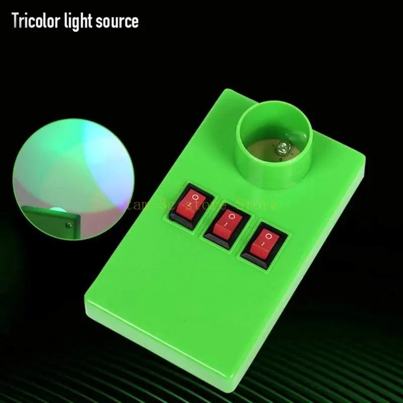 빛 반사 굴절 데모 소품 기하학적 광학 실험 학생 교사를위한 교육 도구 D0UA