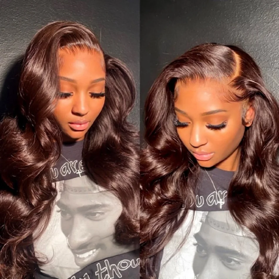 - ?24” BROWN BODY WAVY LACE FRONT WIG? *NWT*
?? ?24” CHOCOLATE ASH BROWN BODY WAVY LACE FRONT WIG^NWT main image 4
