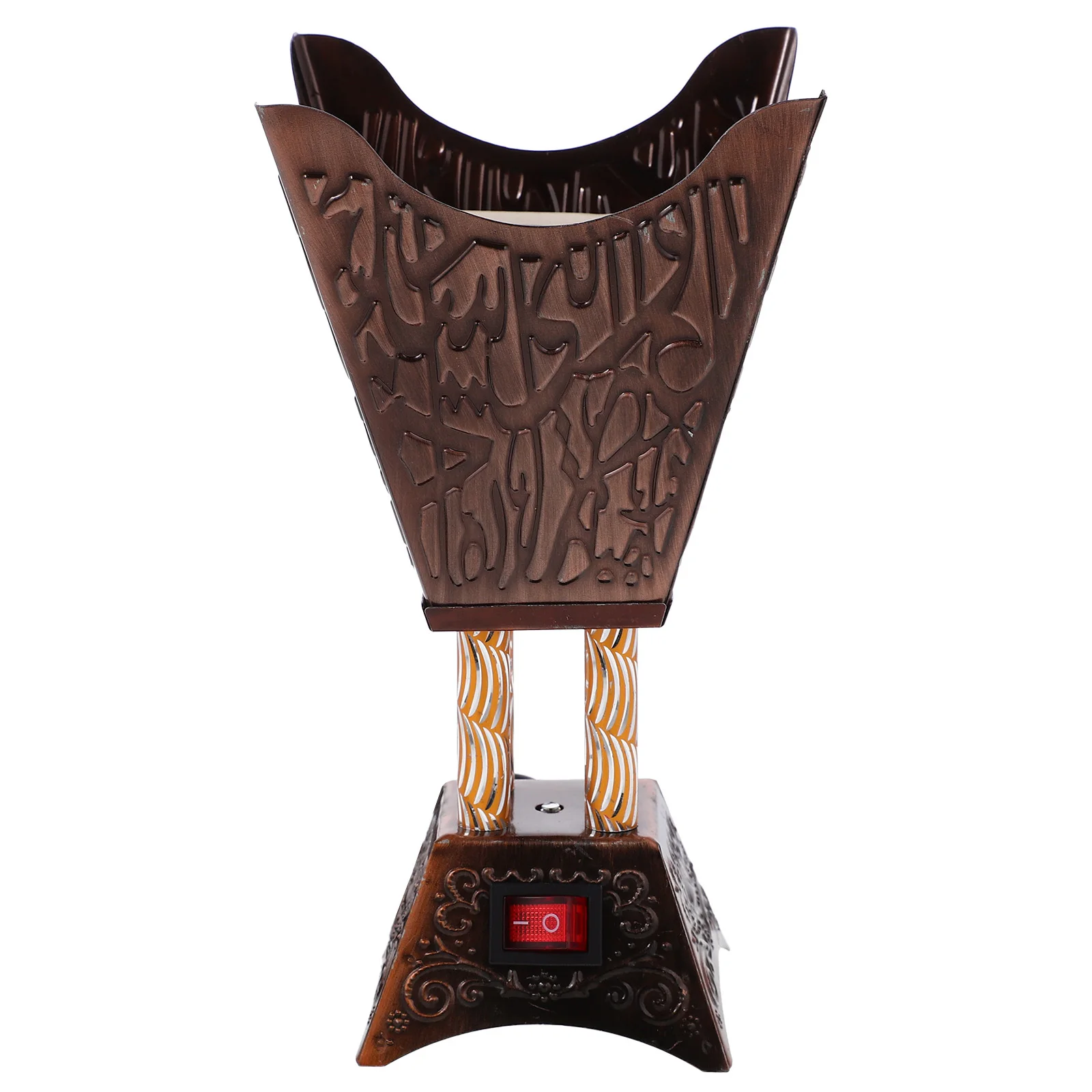 

Electric Incense Burner Middle Eastern Style Desktop Censer Burner Safe Fireless Aroma Stove Home Office Yoga Room Decor
