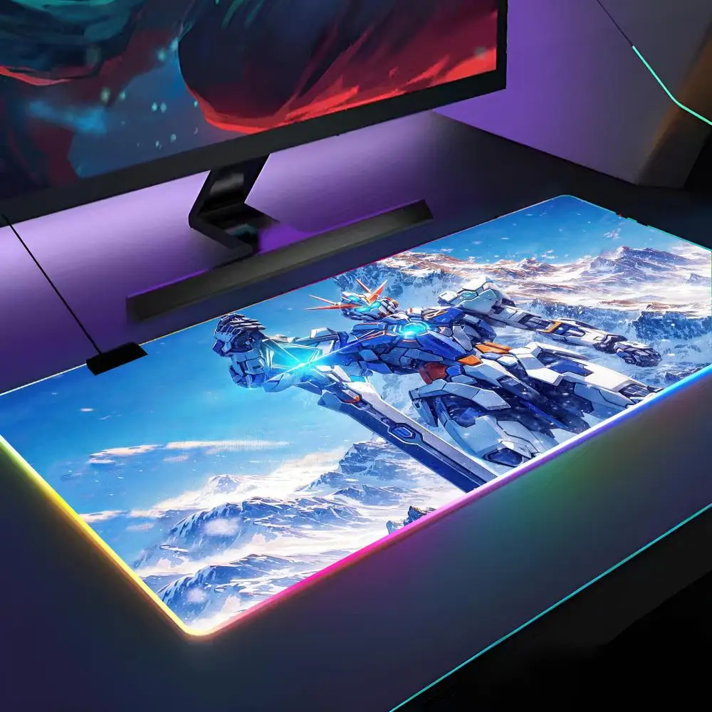 

G-Gundams Mouse Pad RGB Backlit Mouse Pad Laptop Mouse Pad Laptop Gamer Computer Desk Gaming Accessories