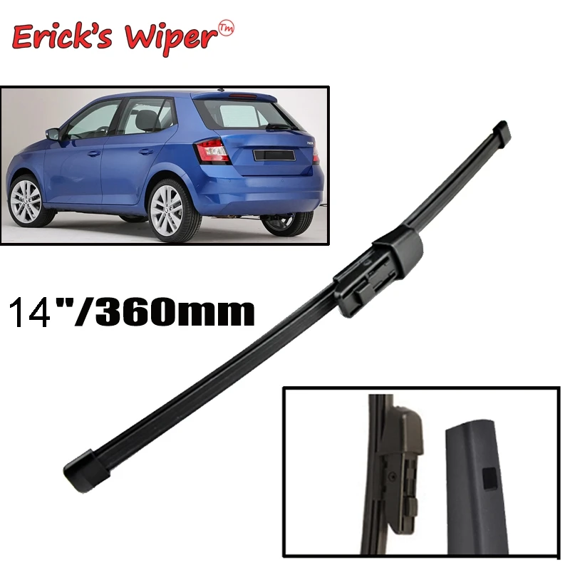 Erick's Wiper 14" Pióro tylnej wycieraczki do Skody Fabia Hatchback NJ 2015-2020 Szyba przednia Szyba tylna Szyba samochodowa Szczotka przeciwdeszczowa