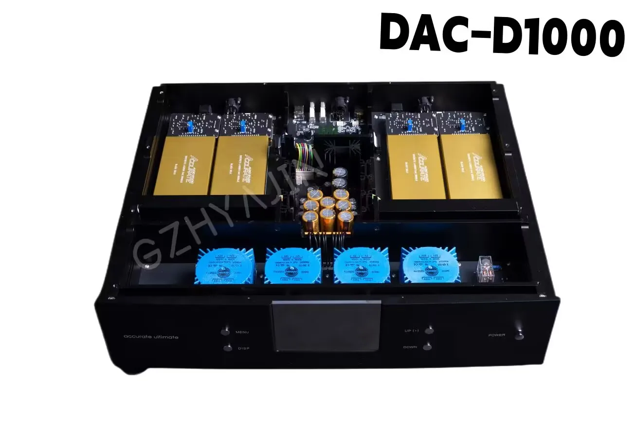 

Latest Accurate Audio DAC-D1000 Fully discrete R2R decoder DK decoder DSD512 USB DAC DK4.8 firmware