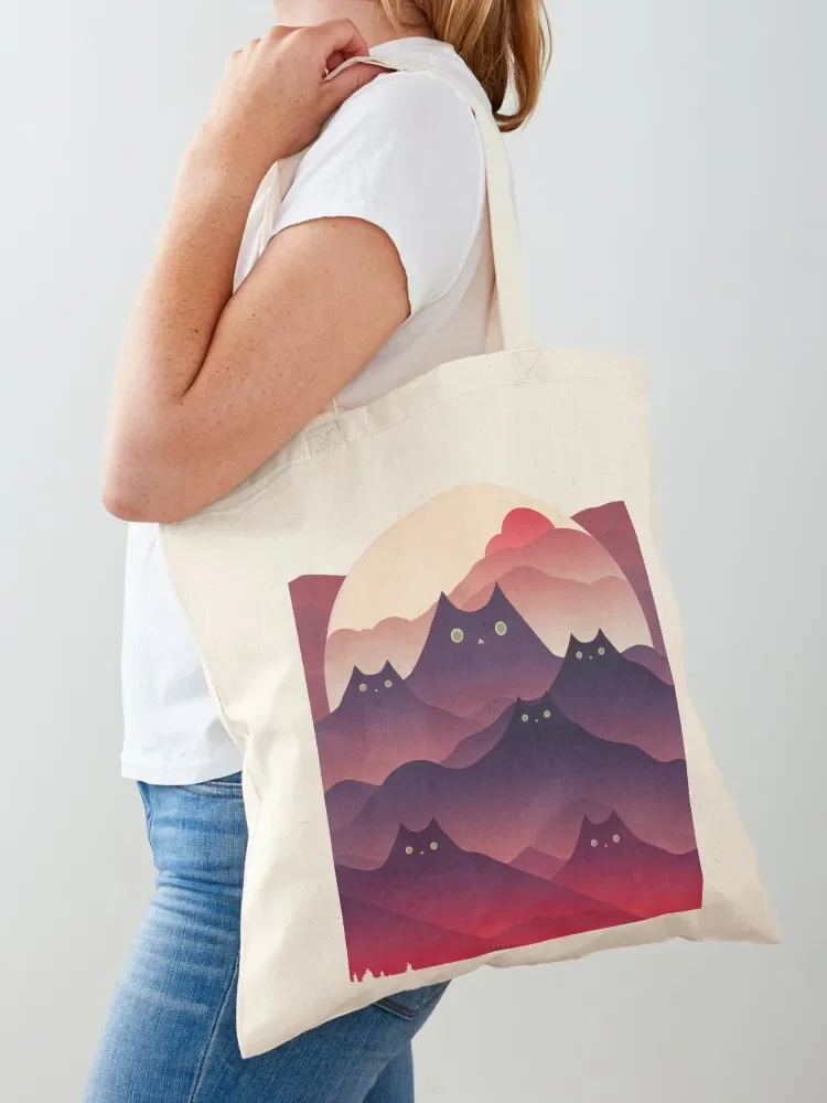 Cat Landscape 2 Tote Bag Cloth bags cloth bag woman tote bags cloth bags shopping bag logo