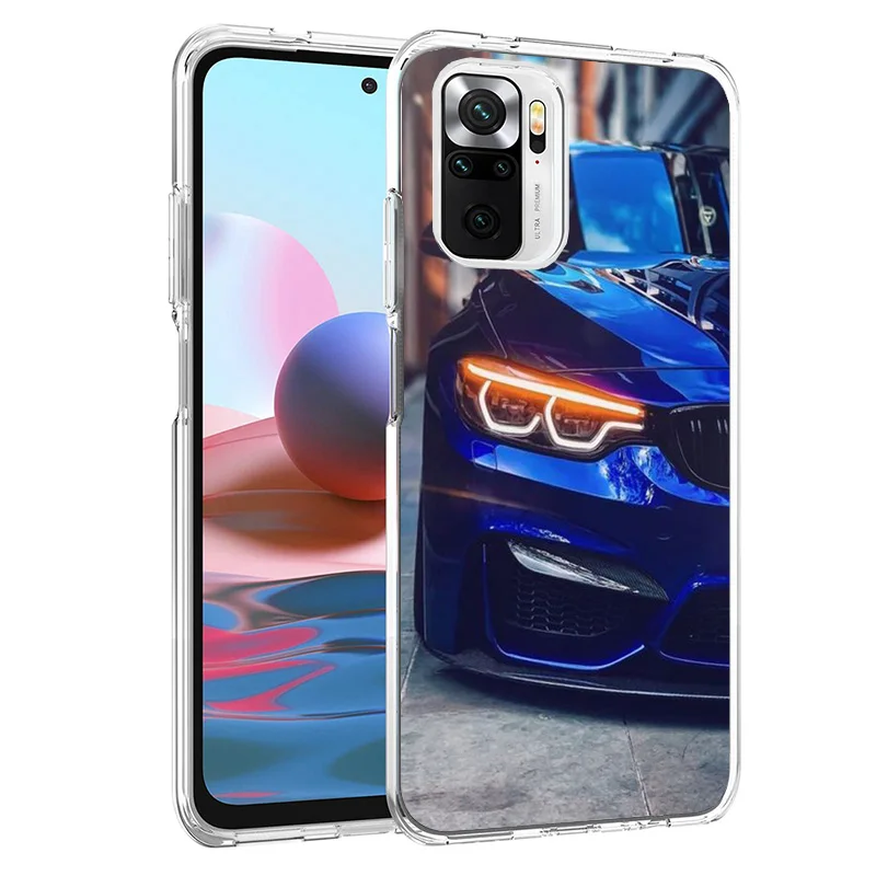 Blue Red Car for B-Bmw Cover Phone Case For Xiaomi Redmi 12C 12 10C 10 9C 9 10A 9A 8A 9T 7A 7 6A 6 Pro K20 K40 S2 Soft Fundas Sh