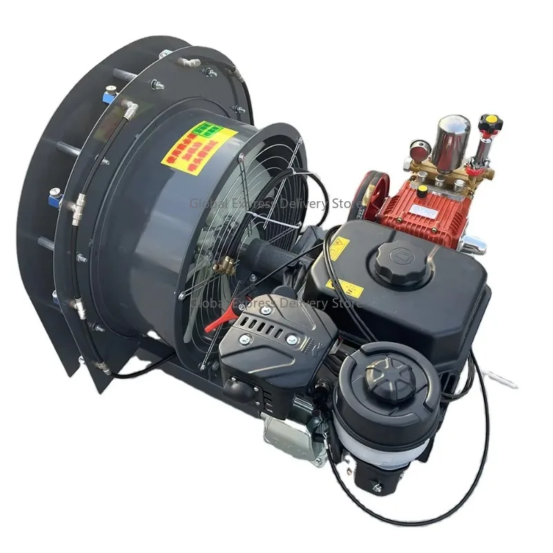 

Driving agricultural spray is equipped with high production efficiency
