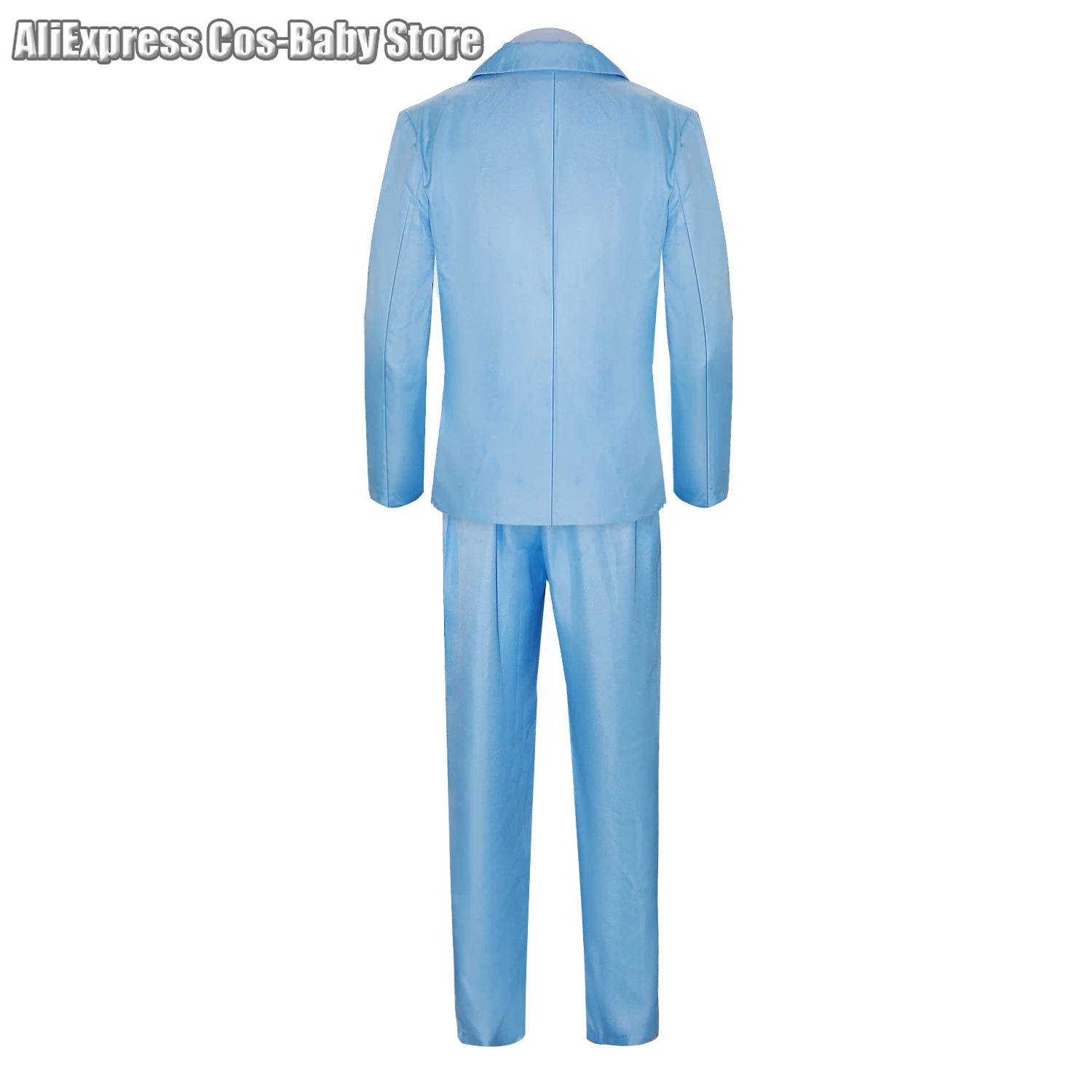 Anime Movie Dumb Cos Dumber Cosplay Costumes Suit Coat Pants Tops Hats Harry Dunne Blue Tuxedo For Men Halloween Party Outfits