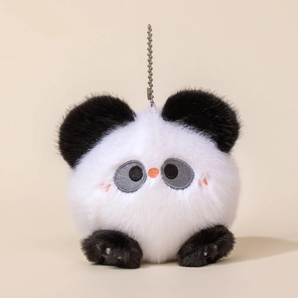 Crianças presente manteiga urso animal brinquedo de pelúcia chaveiro panda animal de pelúcia boneca pingente 12cm dos desenhos animados filhote de cachorro de pelúcia chaveiro crianças brinquedo