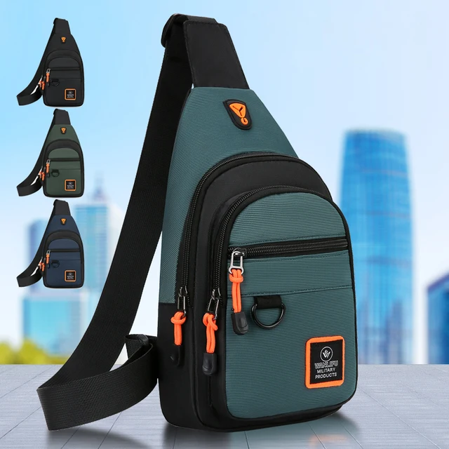 Men's Leisure Outdoor Hiking Bike Shoulder Bag, Waterproof Sports Crossbody Bag, Travel Backpack, Men's Chest Bag, Shoulder Bag 5 Men's Leisure Outdoor Hiking Bike Shoulder Bag, Waterproof Sports Crossbody Bag, Travel Backpack, Men's Chest Bag, – view 5
