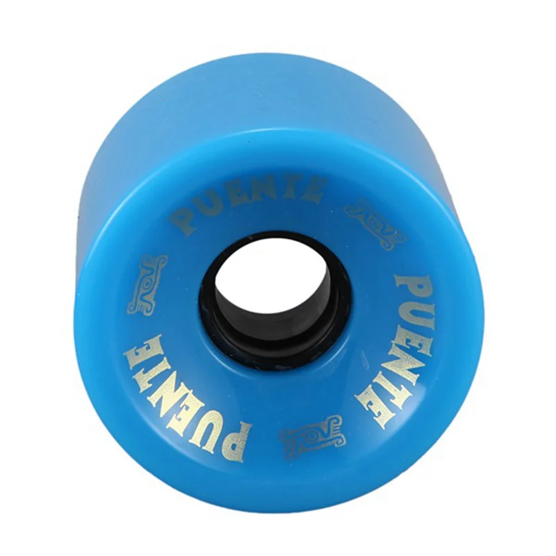 AED2-PUENTE 4 قطعة عجلات لوح التزلج كروزر عجلات PU عجلات طويلة مع محامل ABCE-9