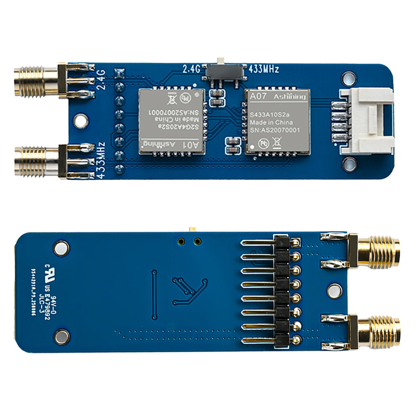 

Dual RF 2-IN-1 Module for M5Stack StickC Plus1.1/2, Supports NRF24 2.4GHz and CC1101 433MHz, Plug & Play Wireless Expansion
