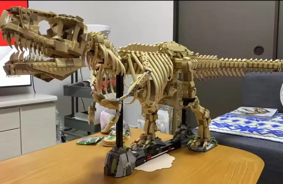 2025 New 76968 Dinosaur T-Rex Fossils Tyrannosaurus Rex Building Blocks Dinosaur World Park Toys for Kids Boys Birthday Gifts image 3