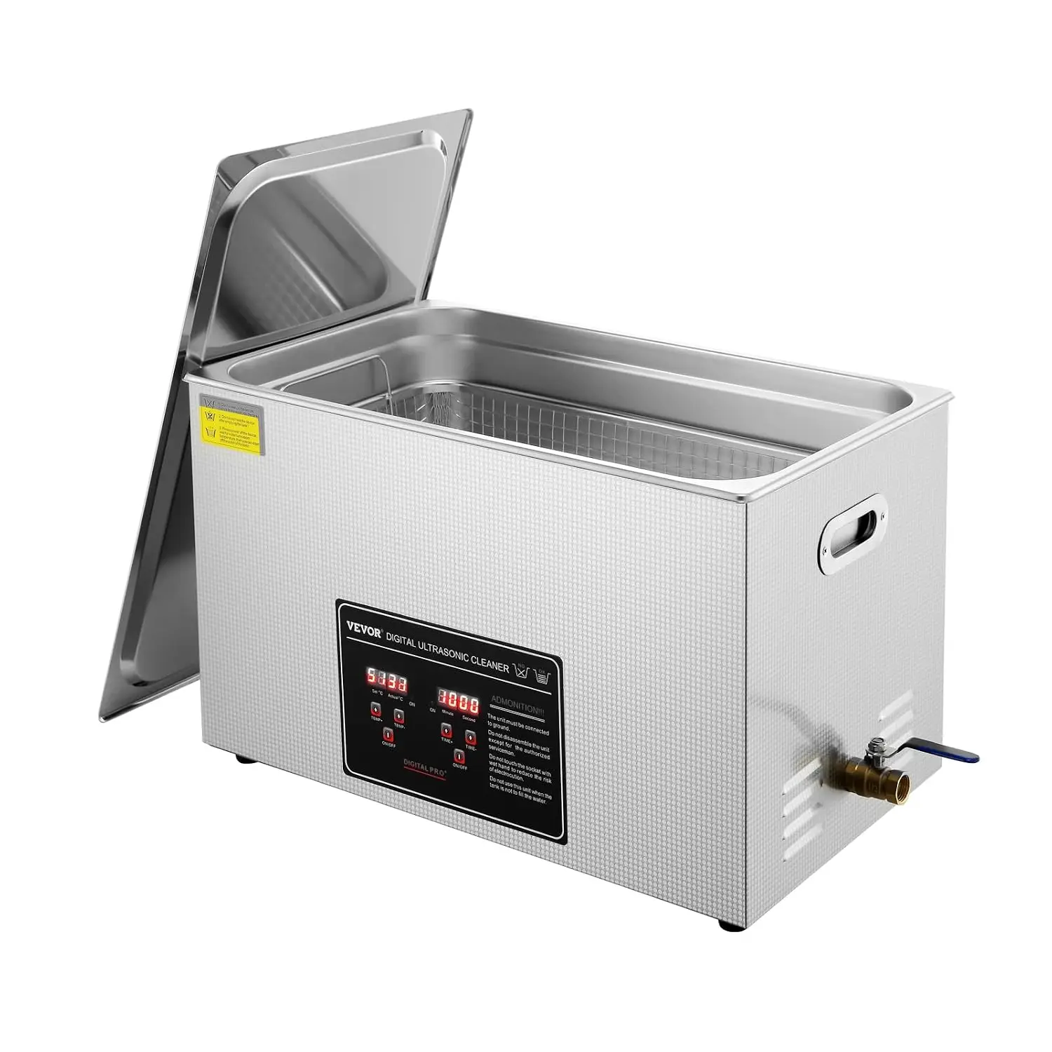 VEVOR Ultrasonic Cleaning with Digital Timer & Heater, Professional Ultra Sonic Jewelry Cleaner,