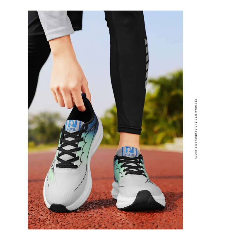 Bestseller herfstschoenen voor heren 2025 - Hardloopschoenen van ademend mesh, snelheidstraining van koolstofplaat, gedempt antislip wandelen, één