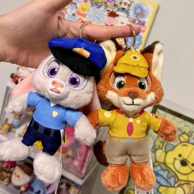 

Zootopia Character Keychain Set - Judy Hopps, Nick Wilde & Finnick Plush Doll Charms