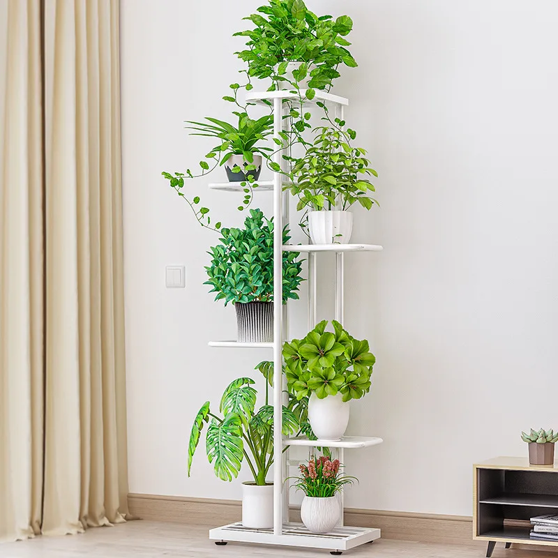 Indoor Metal Flower Shelf for Multiple Plants Flower Holders for Garden Vertical Tiered Flower Pot Display Iron Holder Organizer