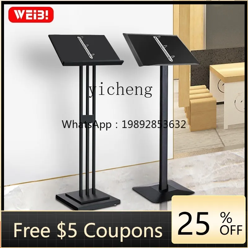YY  Menu Display Stand Sales Department Loose-leaf Document Contract Information Announcement Stand