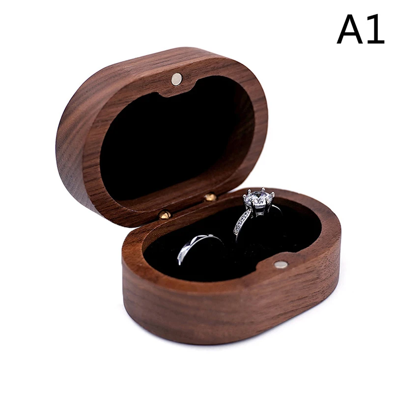 Rustic Wedding Ring Box Wedding Valentine Engagement Anniversary Ceremony Jewelry Ring Holder