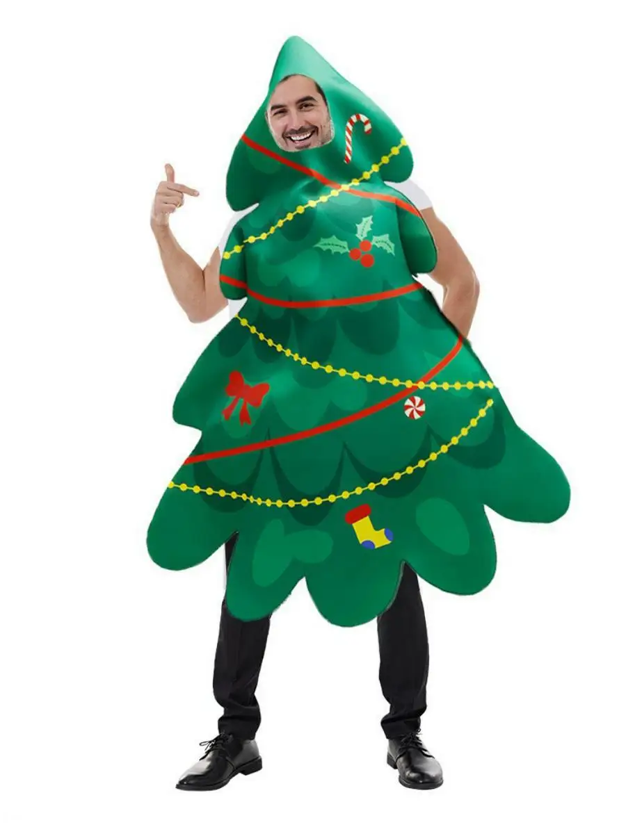 Halloween Kostüm Par Erwachsene Performance Requisiten Clown Lustiges Outfit Bühnenauftritt Kleidung Karneval Maskerade Ballkleid