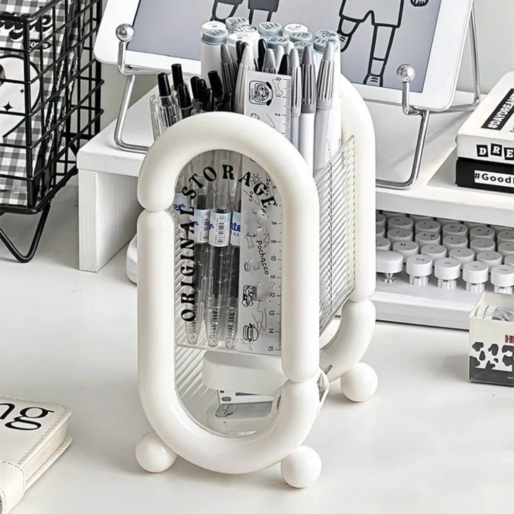 

Large Capacity Pen Holder Multi-function Simple Pen Storage Box Home Office Tabletop Storage Stationery Organizer Student