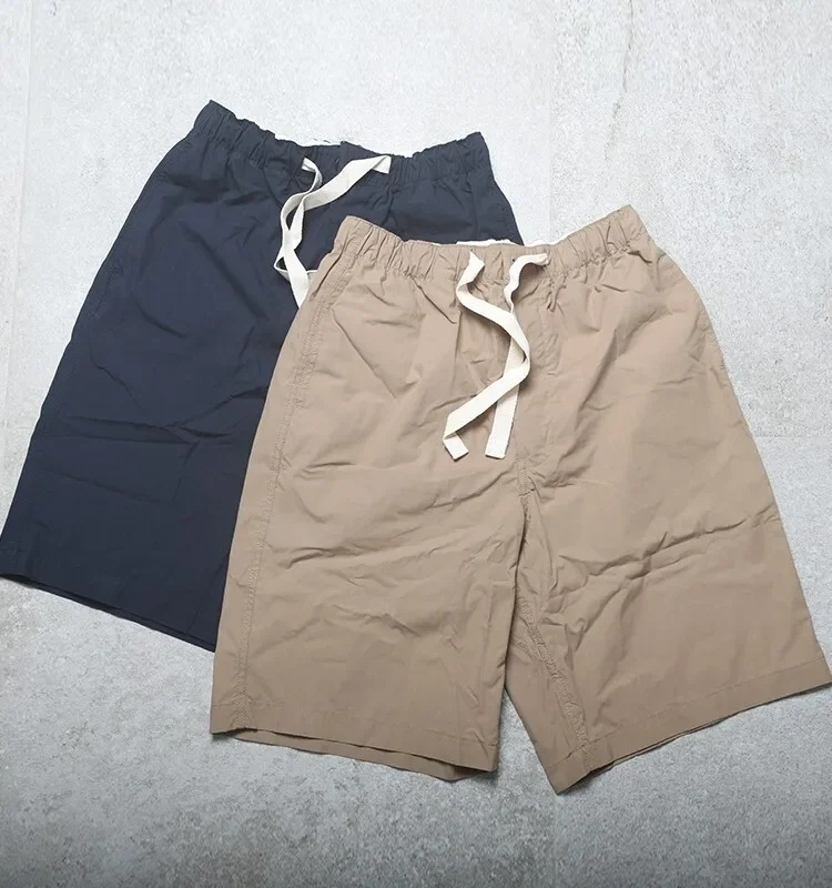 2025 Spot nanamica Easy Shorts 23SS verstelbare casual short met gewassen kerngaren en trekkoord