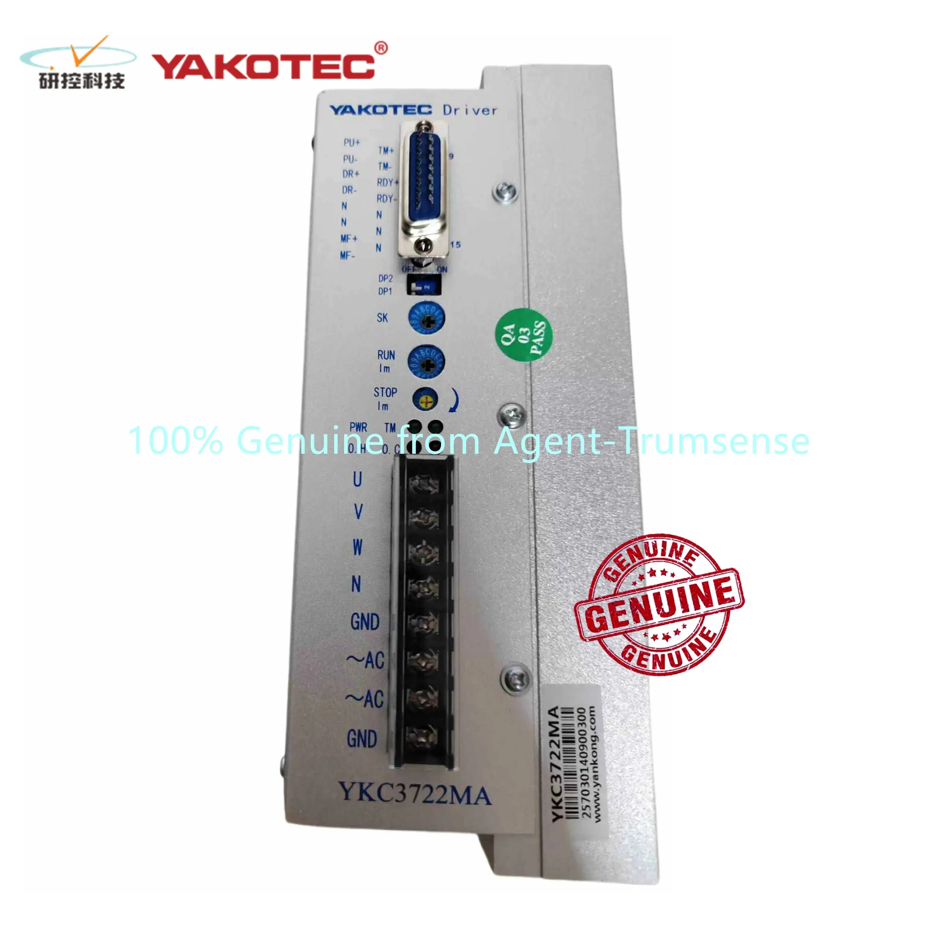 YAKO YKC3722MA Stepper Motor Drive for NEMA34 -50 Stepper with AC 110 to 220V EQUAL TO YKA3722MA YKB3722MA YKD3722MA AND 3D722