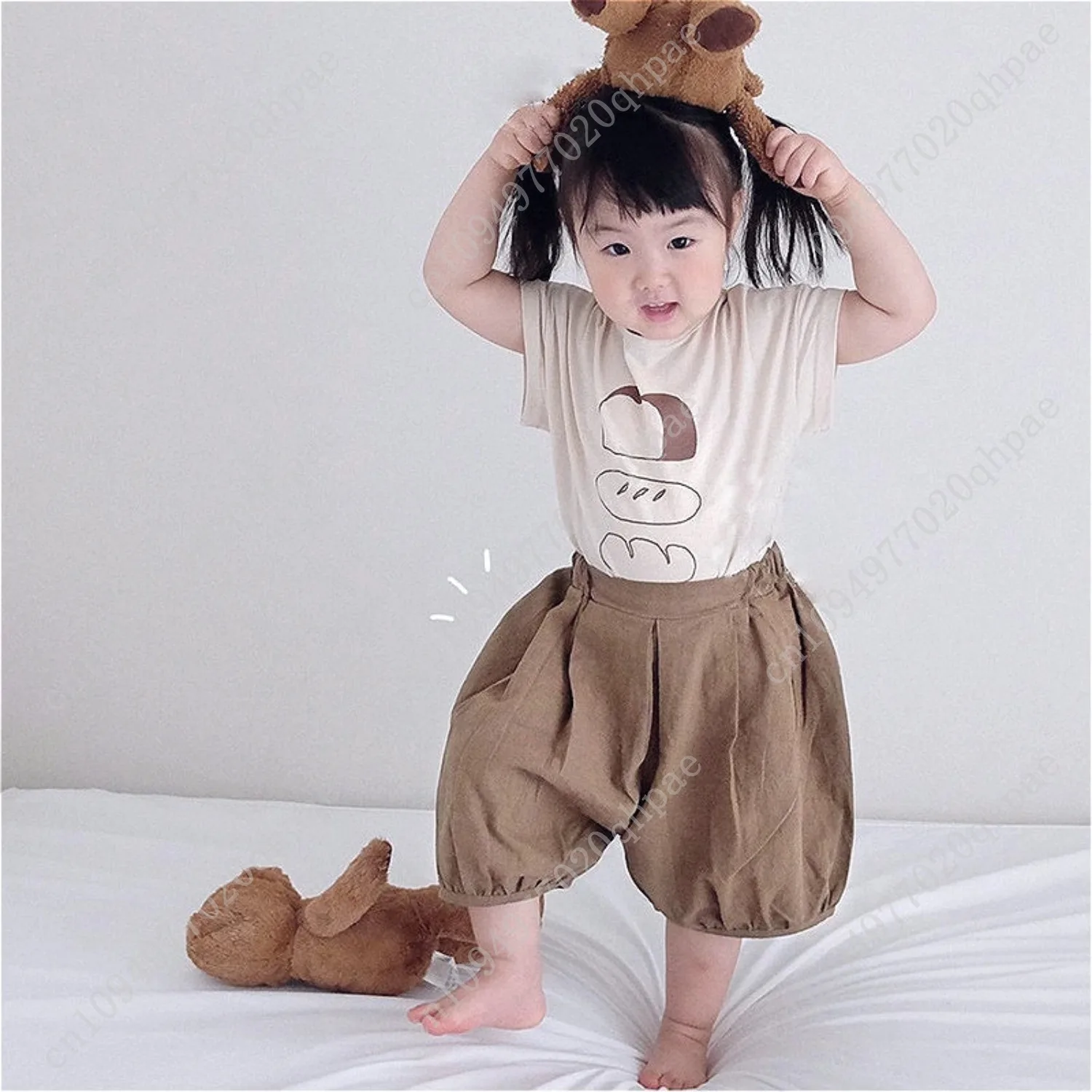 6 مويس-10 ans تي شيرت صب enfants 2025 كانتري بيبي غرسونز ملء القطن decontracté à la mode coréen enfants قميص وضع المناديل #4