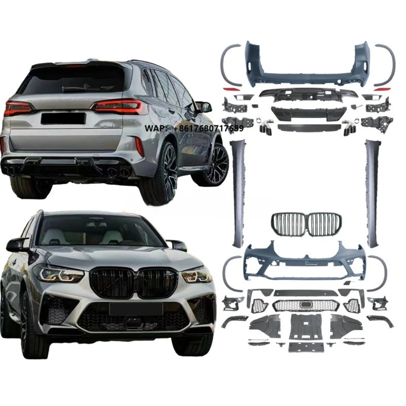 Wide X5 M Sport Upgrade Bodykit Facelift New MT Body Kits Full X5M Body Kit for   X5 G05 LCI 2018 2019 2020 2021 2022 2023