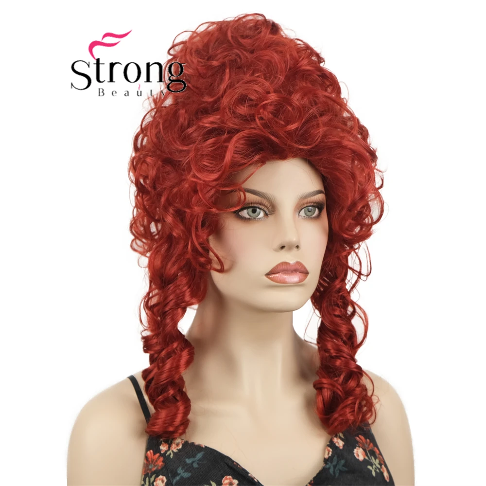 

StrongBeauty викторианский парик средневековая королева колониальный парик для косплея на Хэллоуин для нарядных костюмов и аксессуары для нарядов