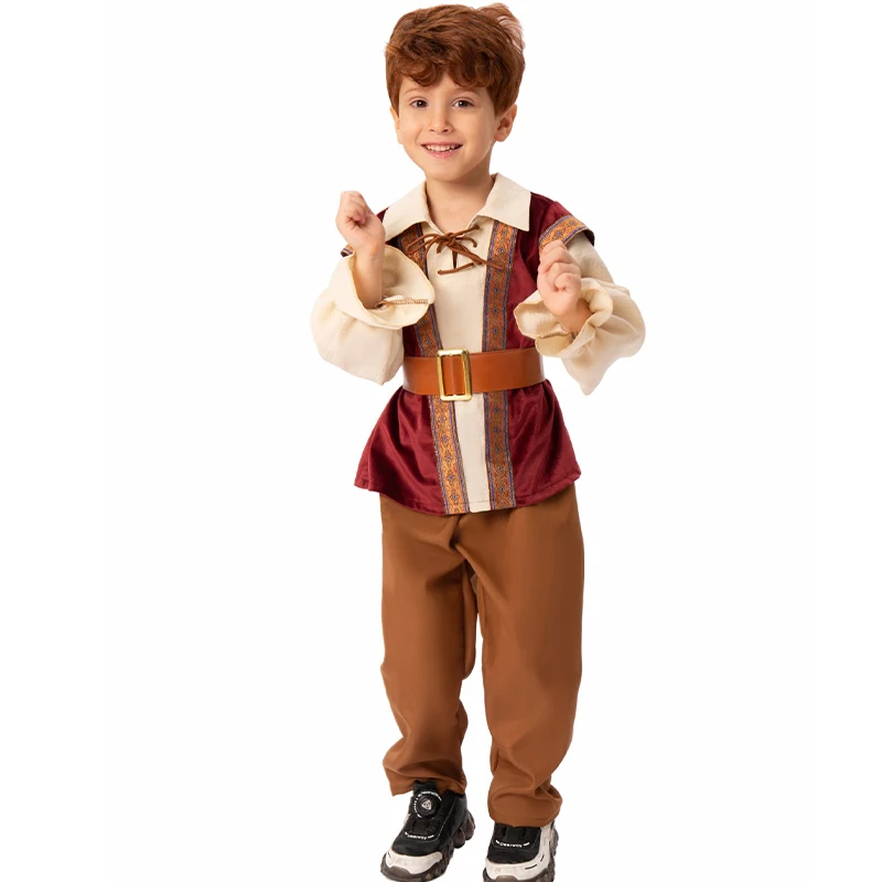 2025 New Arrival Kids Medieval Outlaw Halloween Costumes King of thieves Costume For Boys