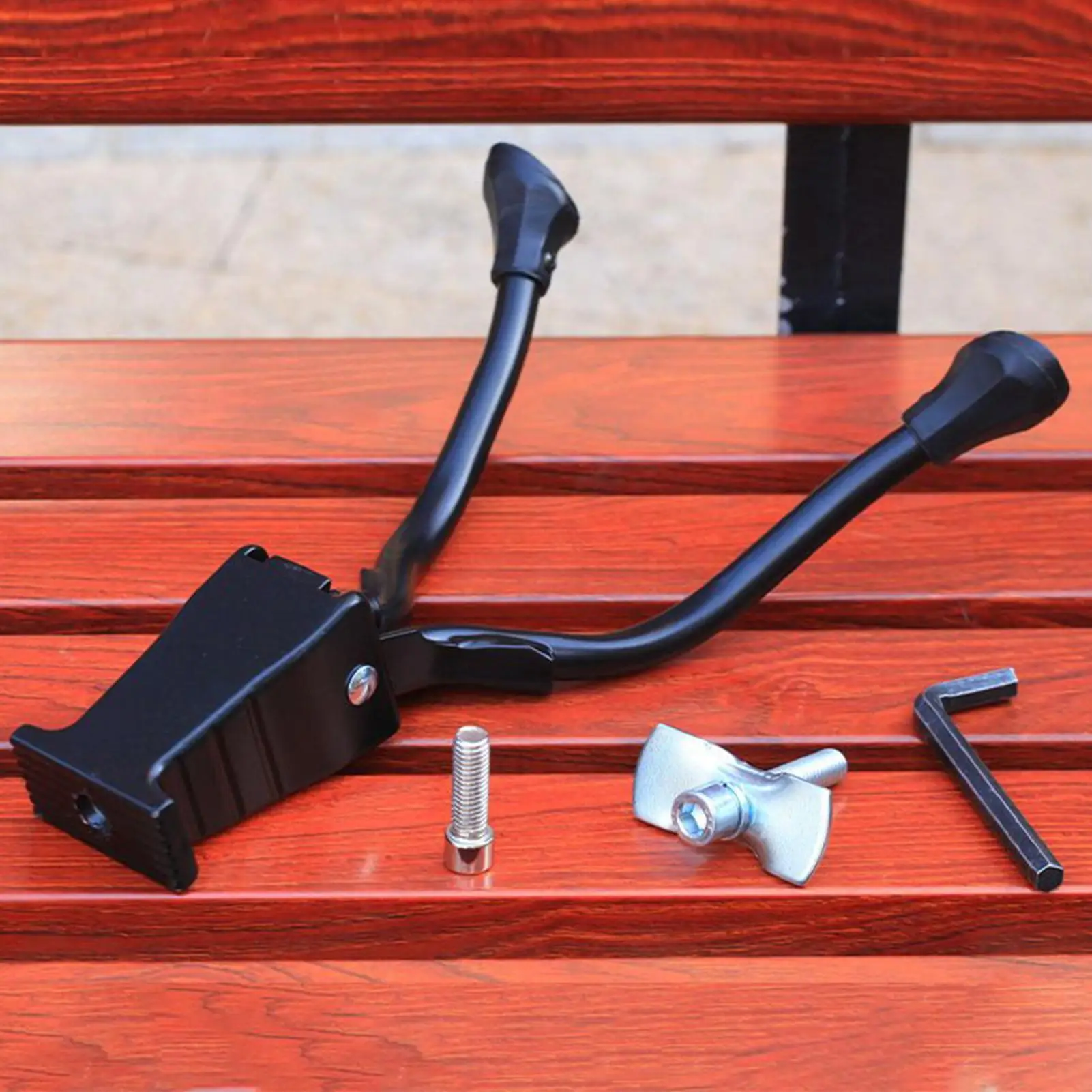 

Подставка для велоспорта, быстросъемная подставка с двойной ножкой для шоссейных велосипедов, металлическая стойка, аксессуары, устойчивая подставка для парковки, езды на велосипеде