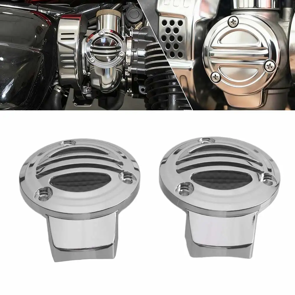 

Motorcycle 1 Pair Chrome Throttle Covers Kit CNC 6061 T6 Aluminum Accessories Fit For Triumph Bonneville Bobber Black 2017-later