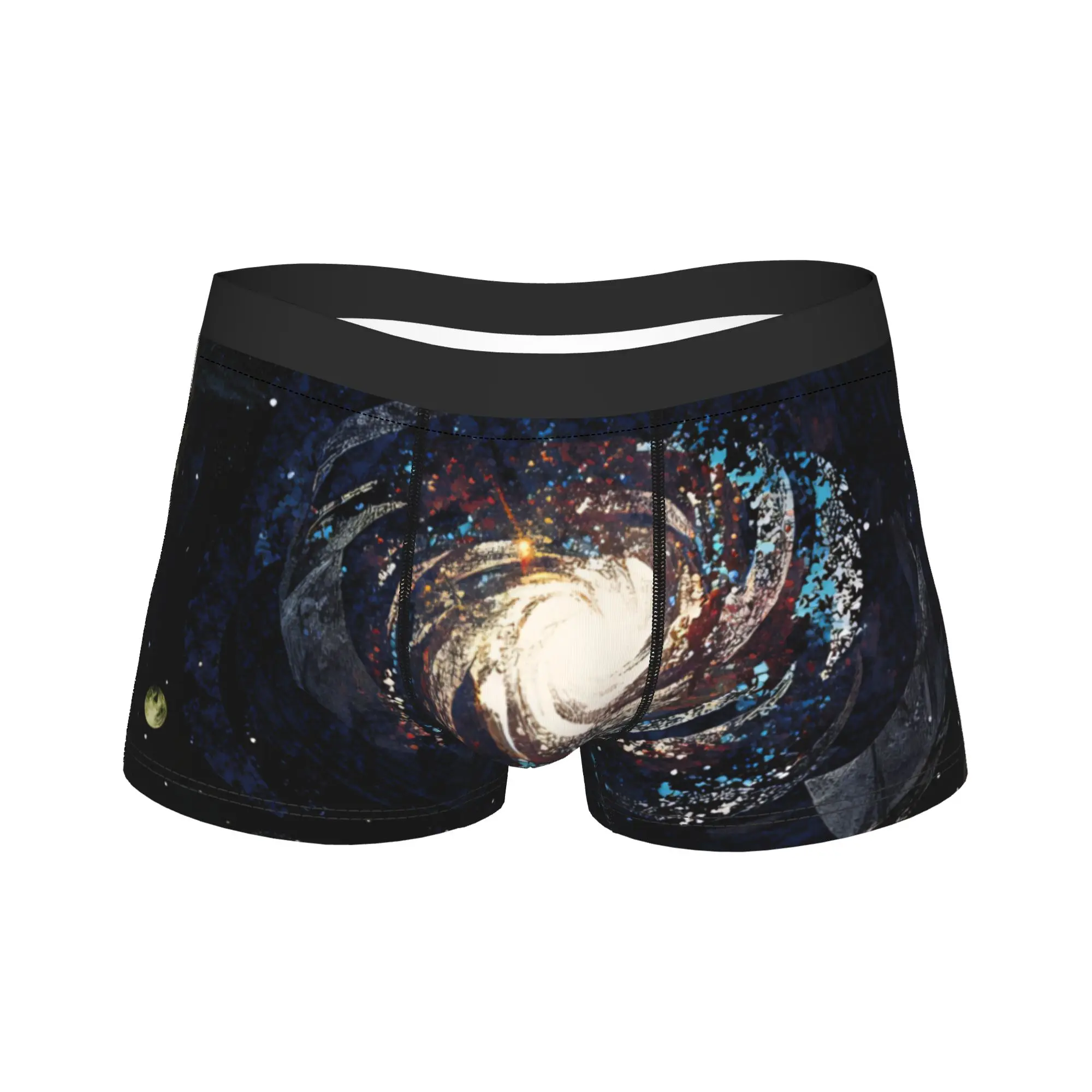 

Galaxy Sunglasses Underwear Sexy Soft Underpants Custom DIY Boxer Brief For Men Pouch Plus Size Trunk