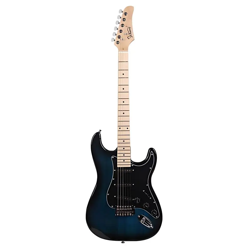

High Quality Electric Guitar Kit Outlook Stylish Melodious Sound For Guitar beginners Best Gift, S102 Dark Blue Black Pickguard