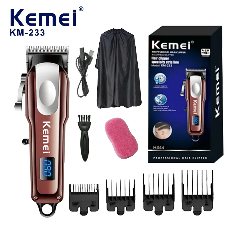 

Kemei new km-233 hair trimmer for men hair clippers men maquina de cortar cabello beard trimmer hair trimmer for men