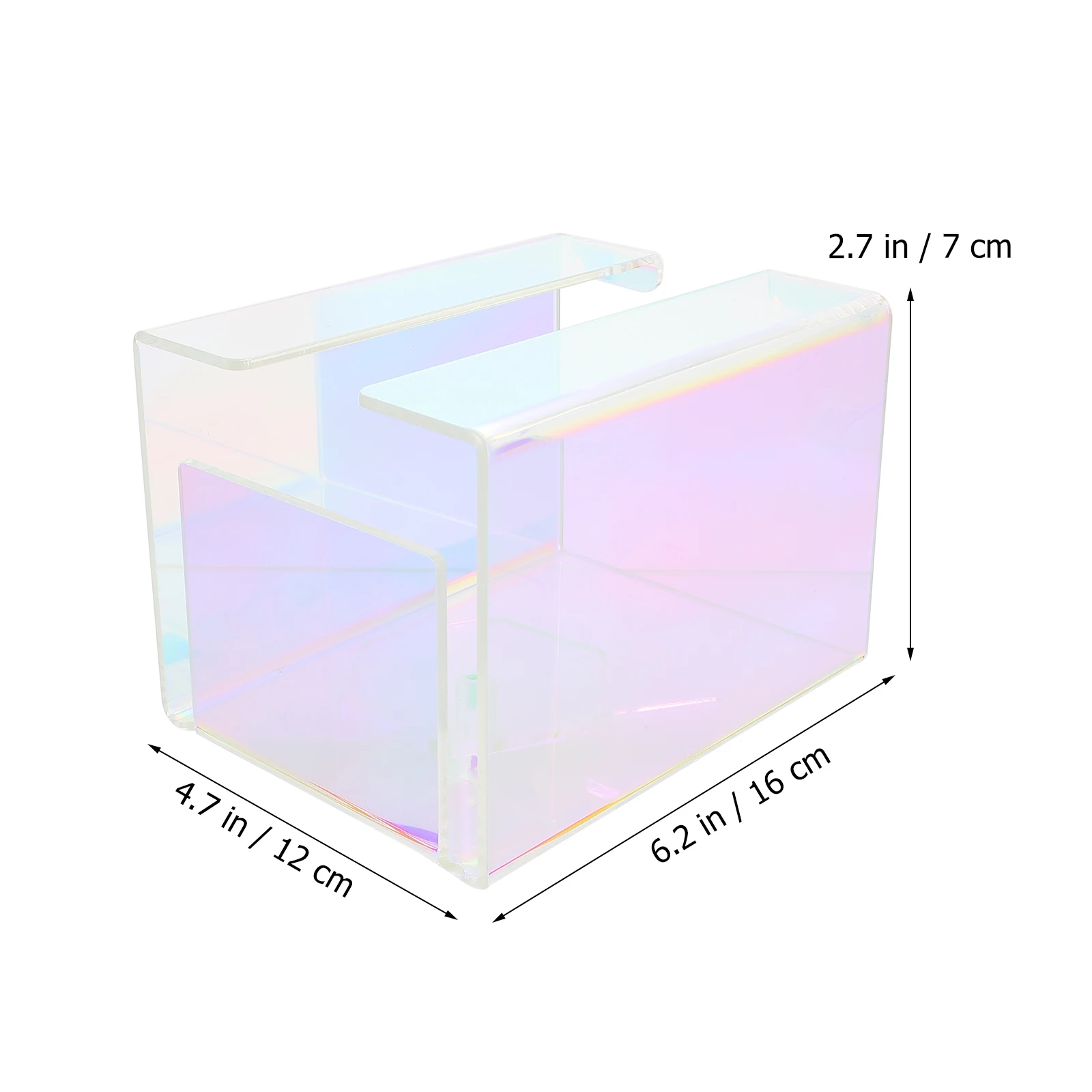 

Colorful Tissue Box Foldable Recycled Home Decor Plastic Container Multi Purpose Napkin Holder Storage Solution