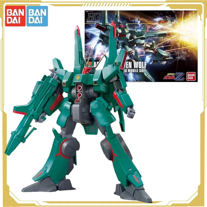 

Bandai оригинальная аниме-фигурка GUNDAM HGUC 1/144 AMX-014 DOVEN WOLF, экшн-фигурки, игрушки для мальчиков и девочек, детские подарочные украшения