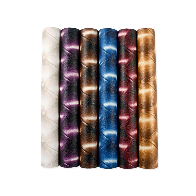 الفاخرة النمط الأوروبي ثلاثية الأبعاد تنقش فو الجلود لينة جدار غطاء خلفية للتلفزيون حائط الخلفية غرفة نوم غرفة المعيشة مدخل Cin #6