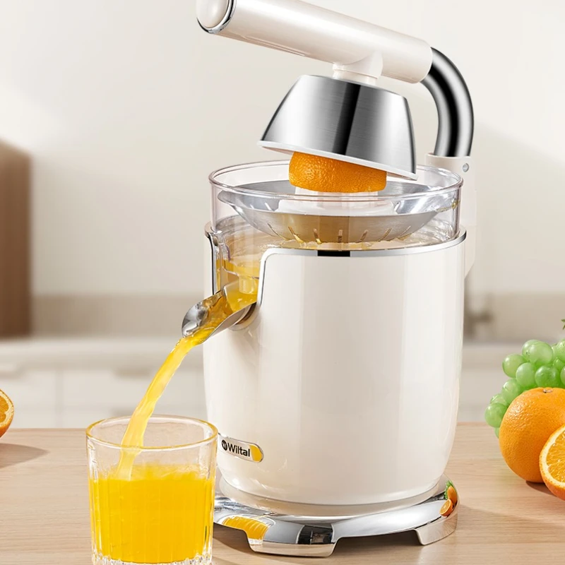 Espremedor manual com separador de polpa para uva, limão e laranja, espremedor de frutas, ferramenta mágica, liquidificador portátil