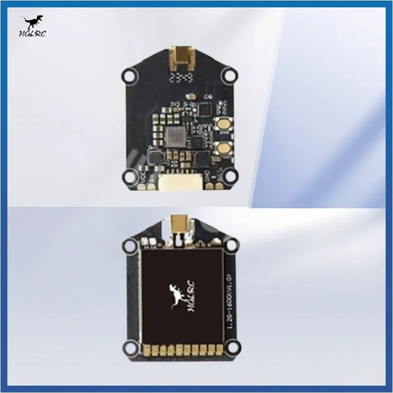 

HGLRC 1.2/1.3Ghz 1.6W 9CH PIT/10mW/200mW/1600mW High Power VTX Transmission Module with 1.2G Y-Shaped Antenna Set