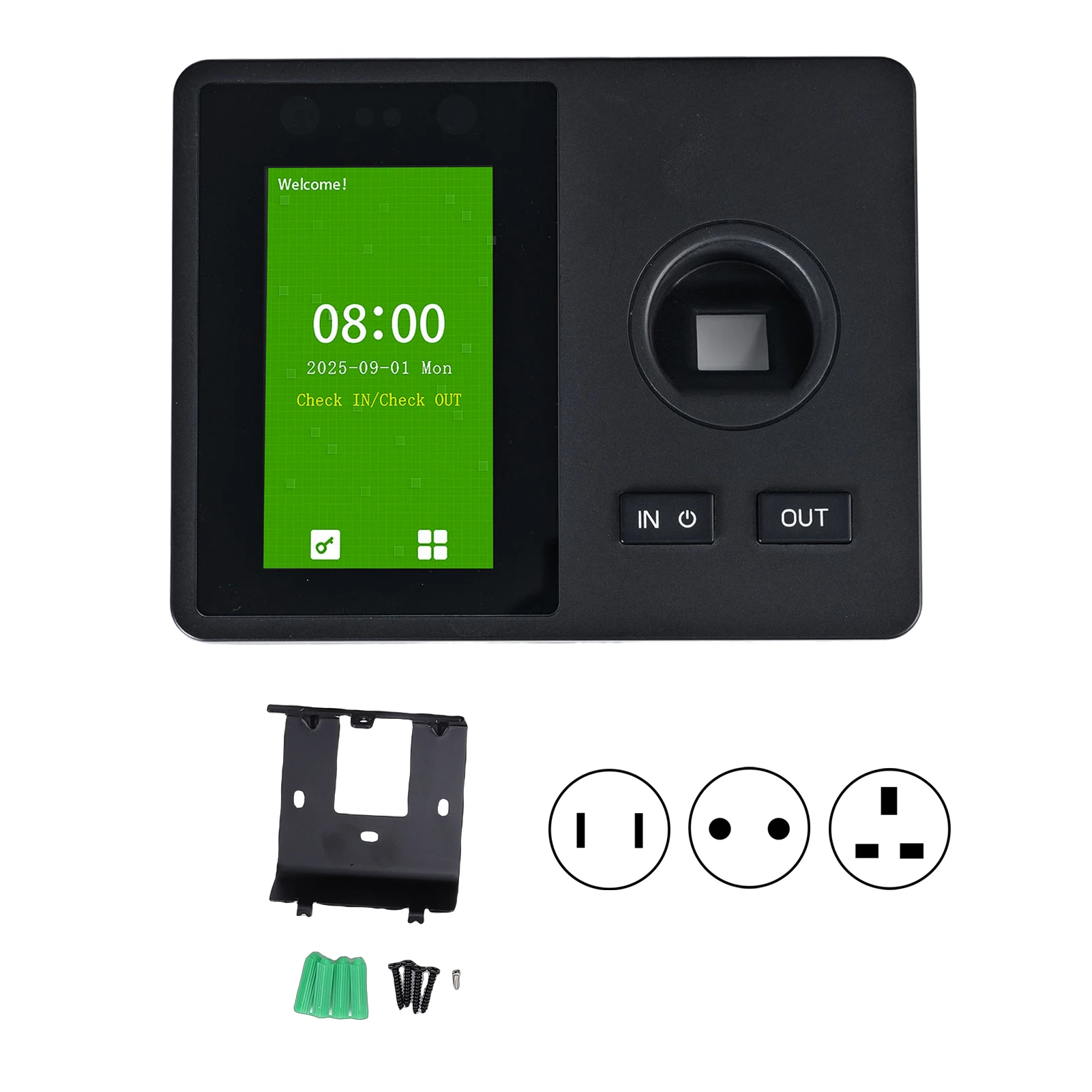 【ساخن】مسار وقت الحضور بدون تحويل مع 1000 كلمة مرور 1000 بطاقة هوية 1500 بصمة لآلة التحكم في الوصول للموظفين #6