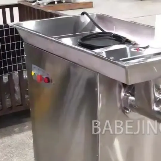 Heavy Duty Industrial Meat Grinder Large Capacity Mincing Equipment For Meat Packing Factory