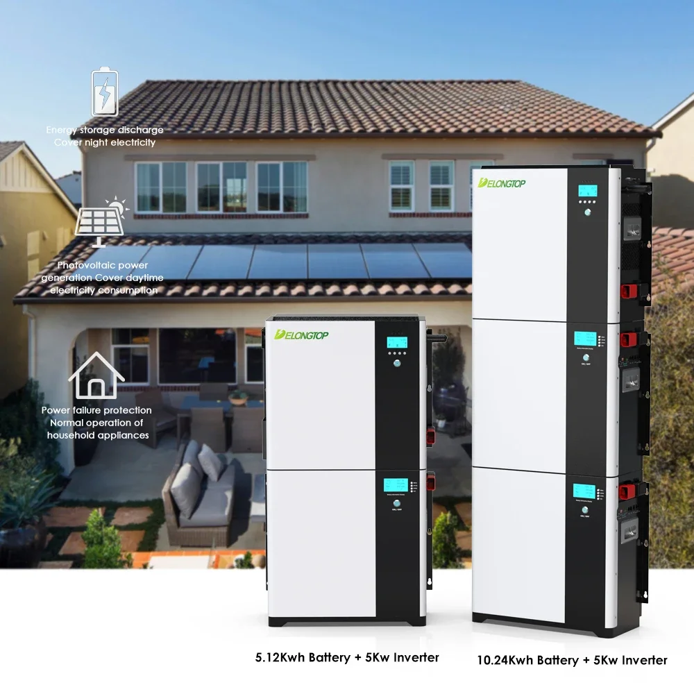 

Customized Solar 48V 100Ah Lithium Battery Inverter 5kwh 10kwh 20kwh Solar Energy Storage System All In One Inverter