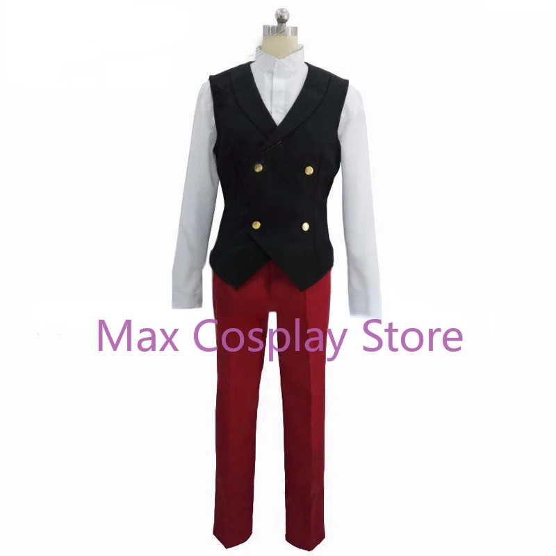 Vêtements de Cosplay Max Anime Miles Edgeworth Phoenix Wright, ZanAttorney, Costumes d'Halloween, Toute Taille Longue NZ