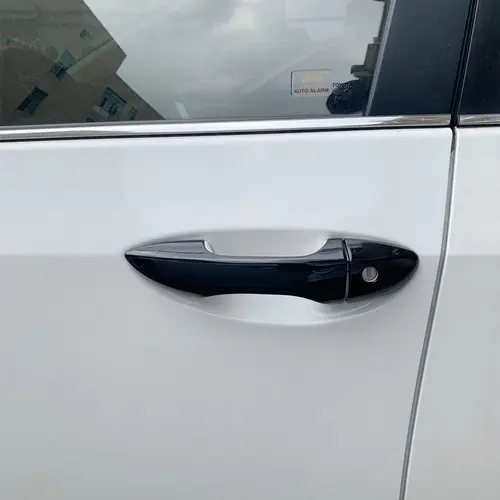 Imagen 2 del producto FUNDUOO-cubierta de manija de puerta de coche, pegatina embellecedora cromada negra brillante para Toyota Corolla 2014, 2015, 2016, 2017, 2018, accesorios de estilo