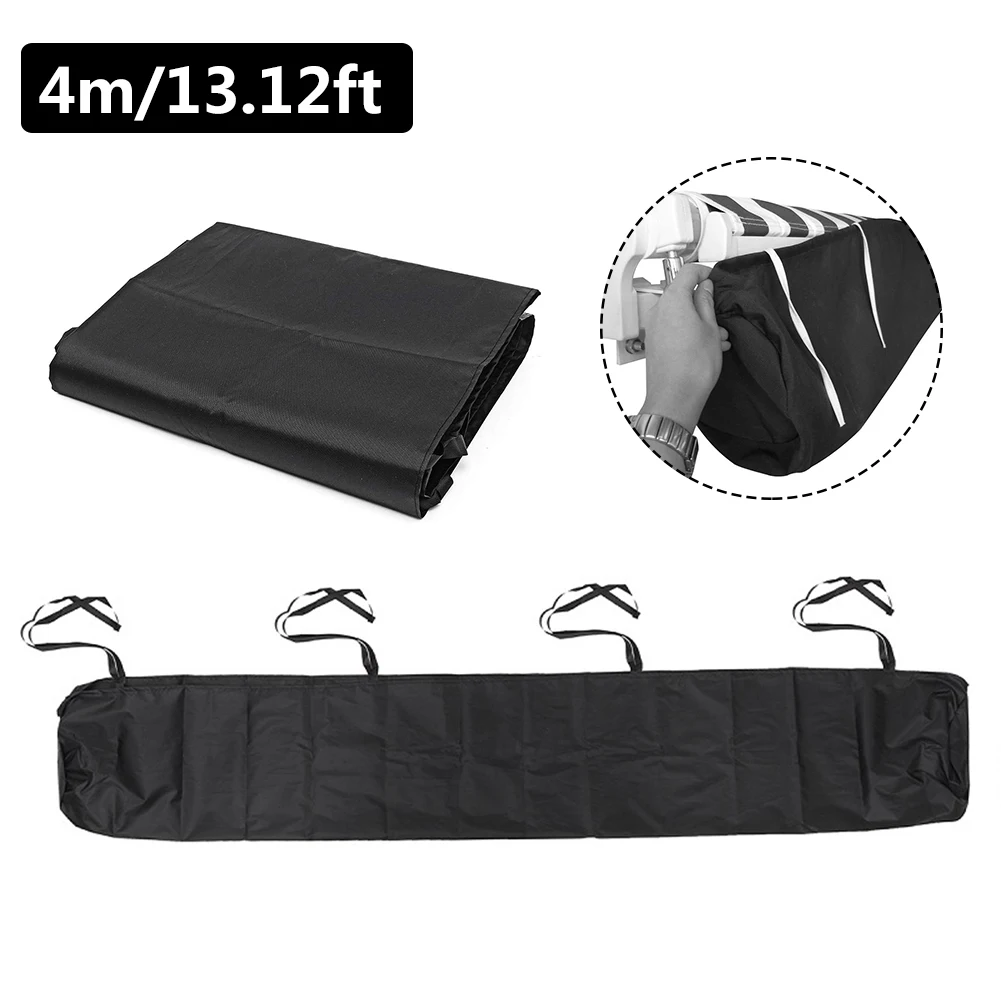 Awning Cover Sun Protection Dustproof Awning Storage Bag with String for Outdoor Garden Patio