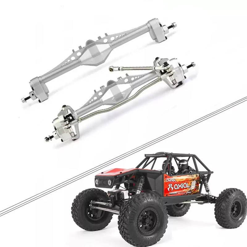 Modèle de simulation RC adapté pour Axial Capra 1.9 UTB, ensemble d'essieux portiques métalliques pour voiture crawler DIY, engrenages de transmission avant, uniquement compatible avec les boîtes de vitesses à transmission avant.
