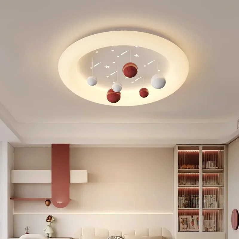 

Nordic LED Children's Room Ceiling Light Modern Minimalist Bedroom Lamp Planetary Milky Way Indoor Decorative Lighting Fixture