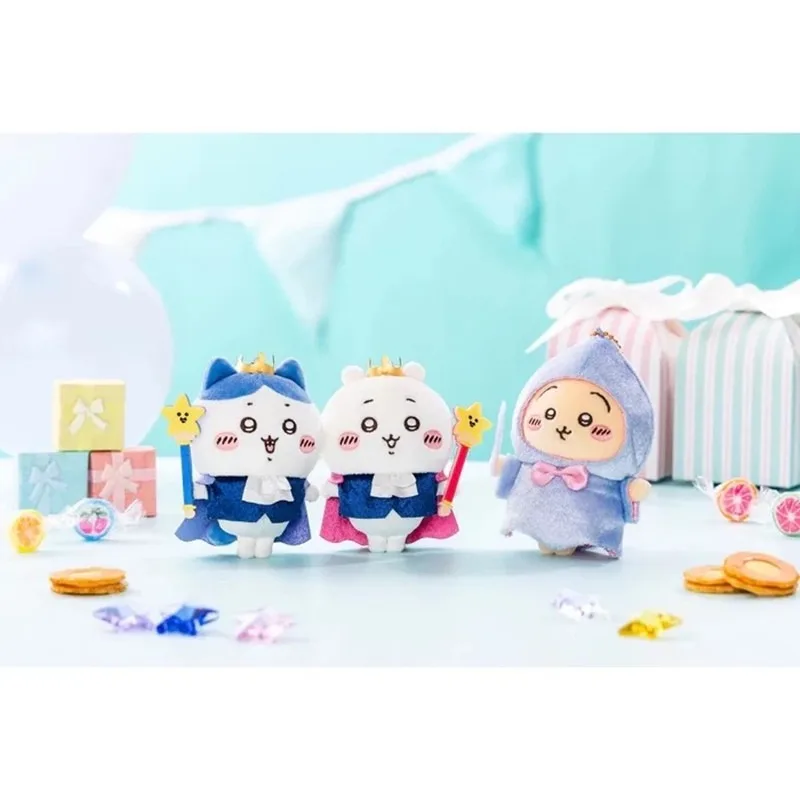 Jhiikawas Fairy Tale Prince  Princess Series Plush Keychain Cute Usagi Hachiware Jiikawa Anime Pendant Kawaii Bag Charm for Fans - view 4